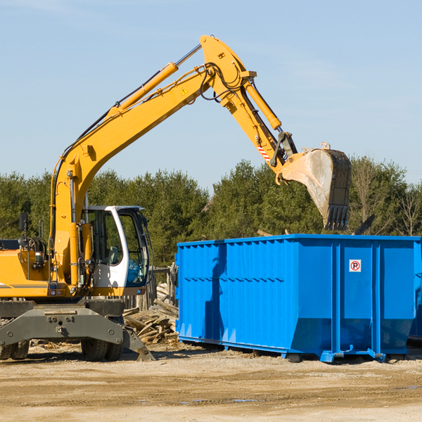 what happens if the residential dumpster is damaged or stolen during rental in Grovertown IN